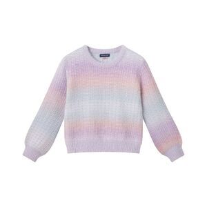 Andy & Evan Girls  Bright Purple Ombre Sweater, Purple